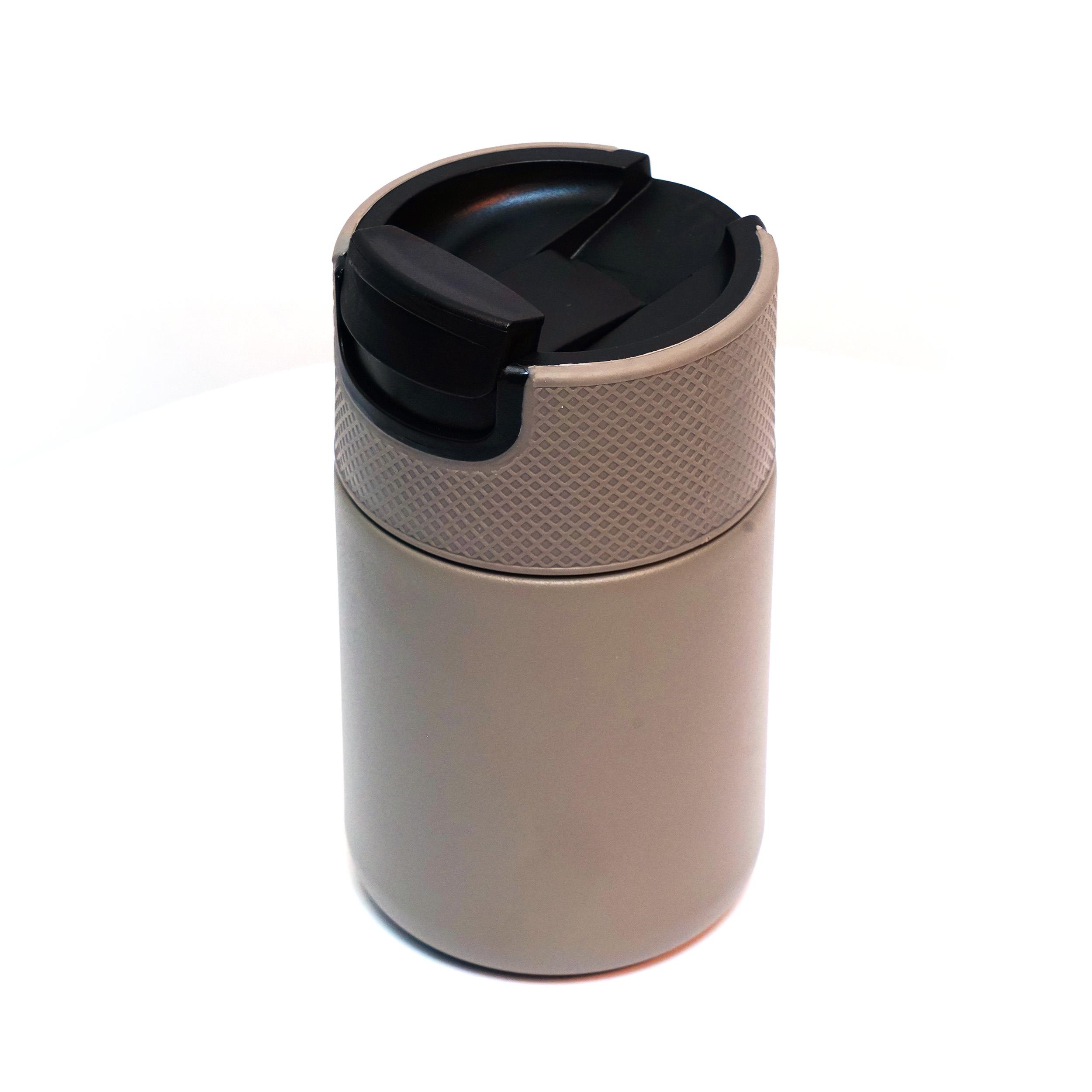 customize  Brown Portable Travel Mug in Bulk